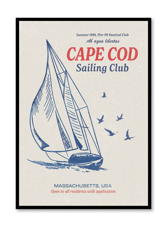 Club de voile de Cape Cod, Affiche