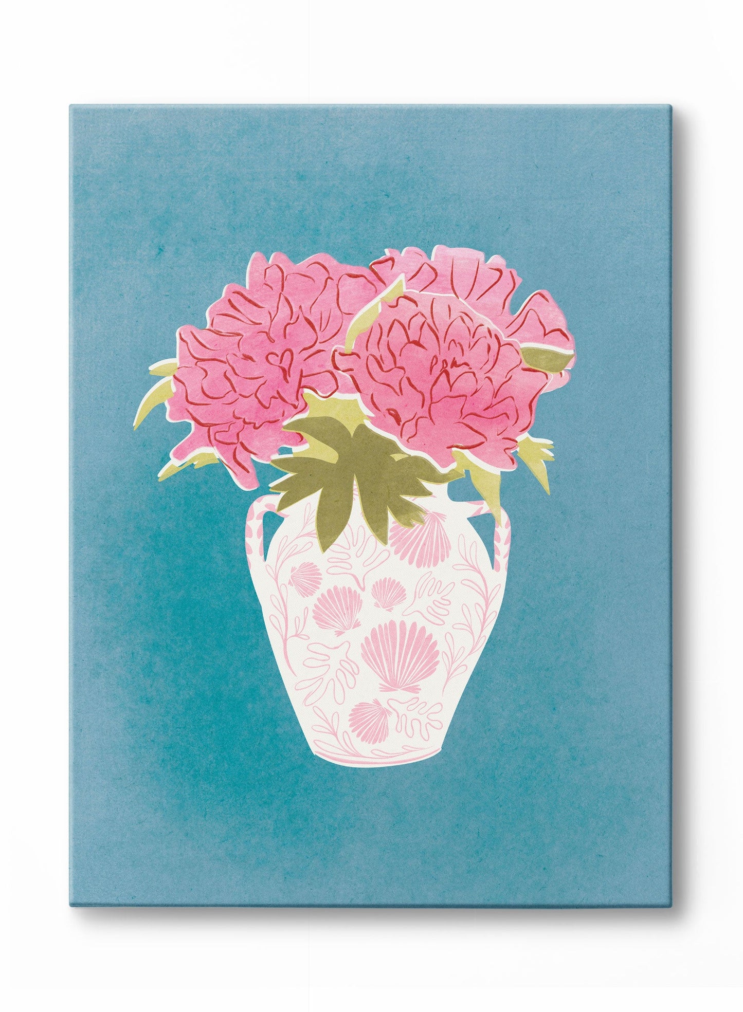 Shells & Peonies, Poster