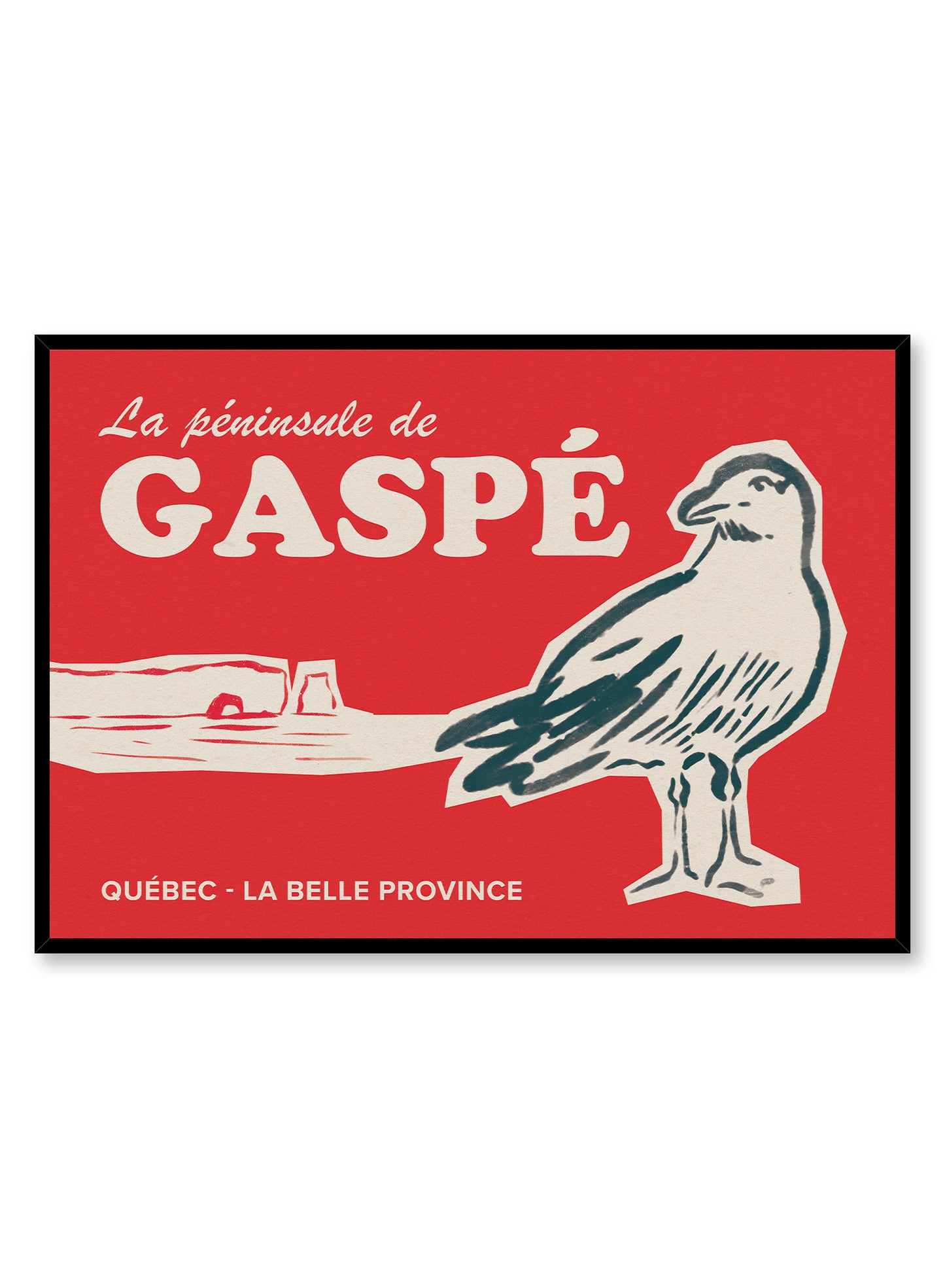 Gaspesian Seagull, Poster