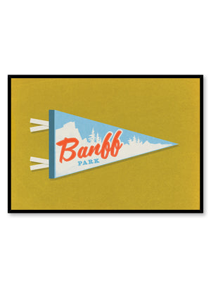 Un souvenir de Banff, Affiche