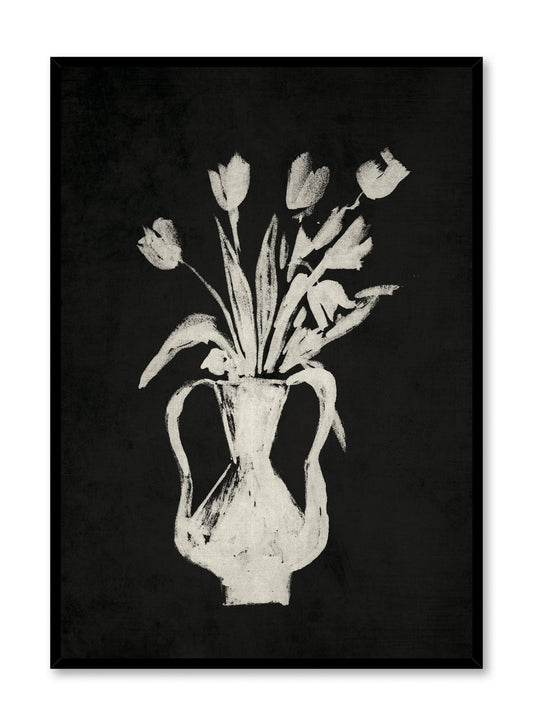 Bouquet en blanc, Affiche