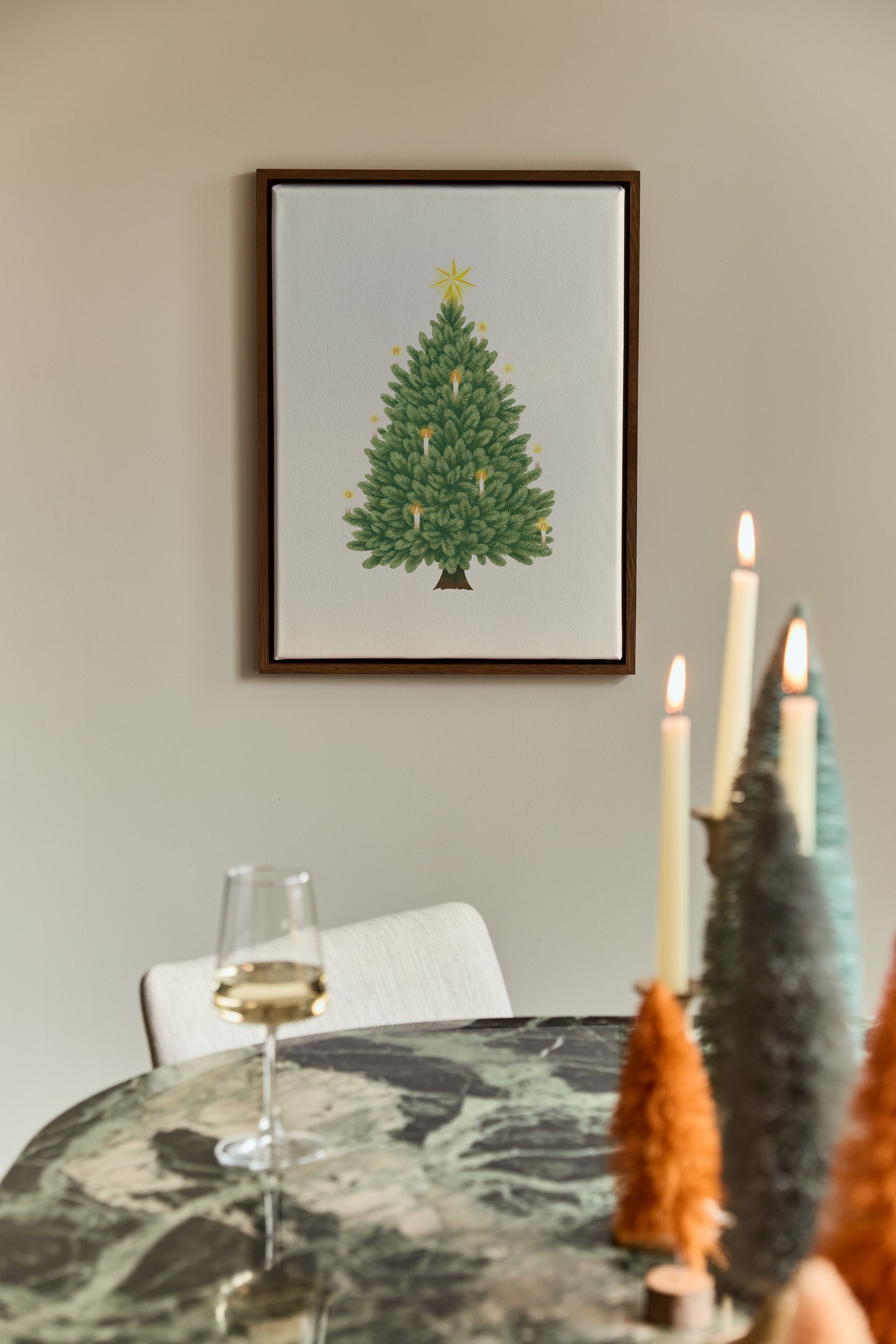 O’ Tannenbaum, Œuvre sur toile