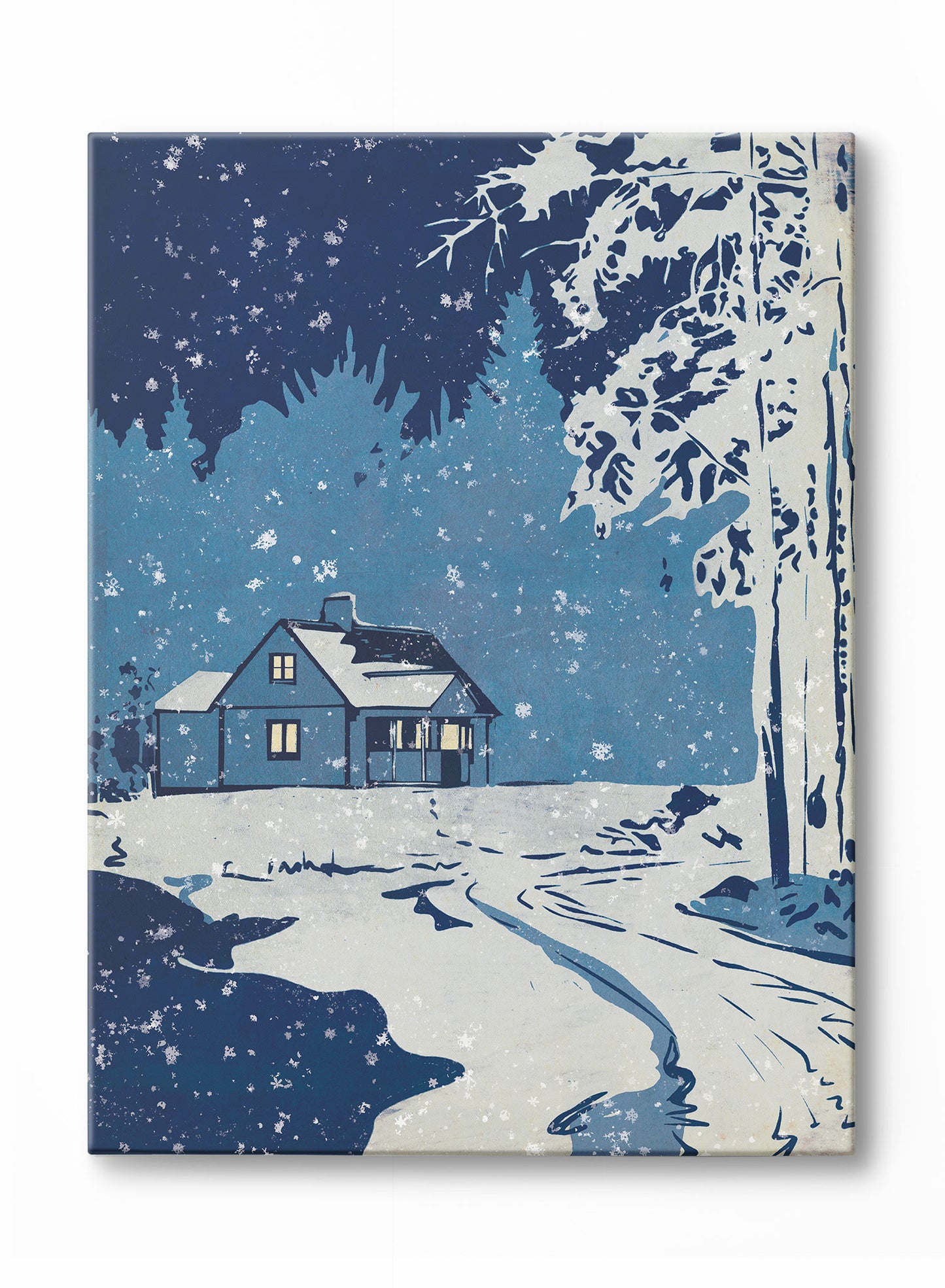 Winter Country Lane, Poster