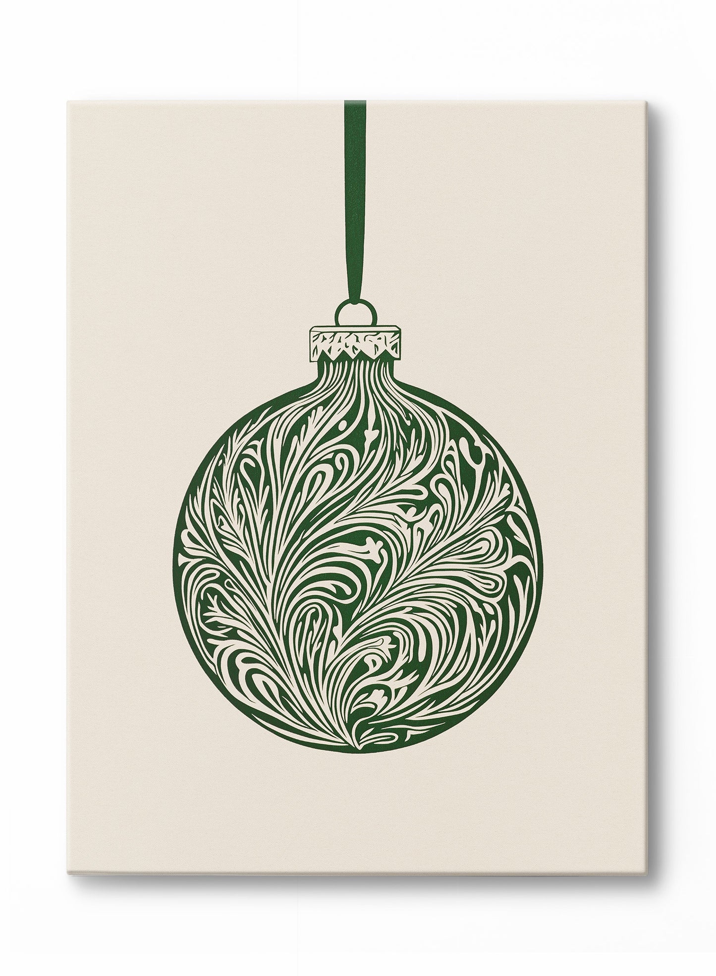 Festive Filigree Bauble, Canvas