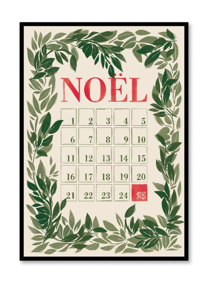 Calendier de Noël, Affiche