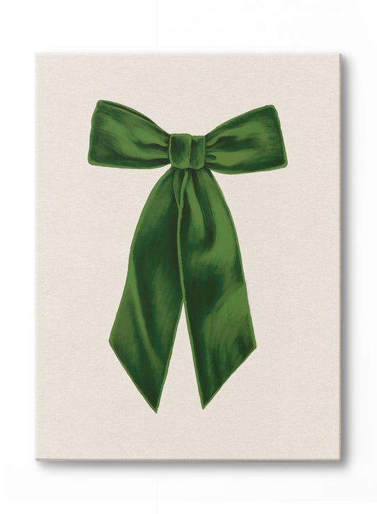 Put a Bow On It (Emerald), Canvas