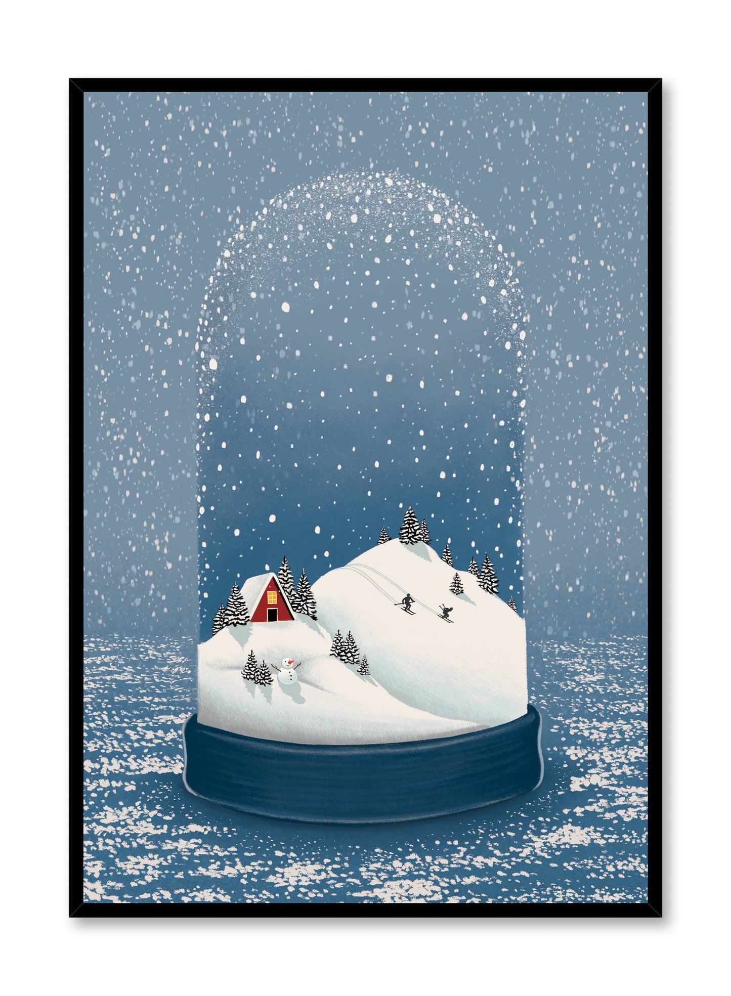 Boule de neige hiver magique, Affiche