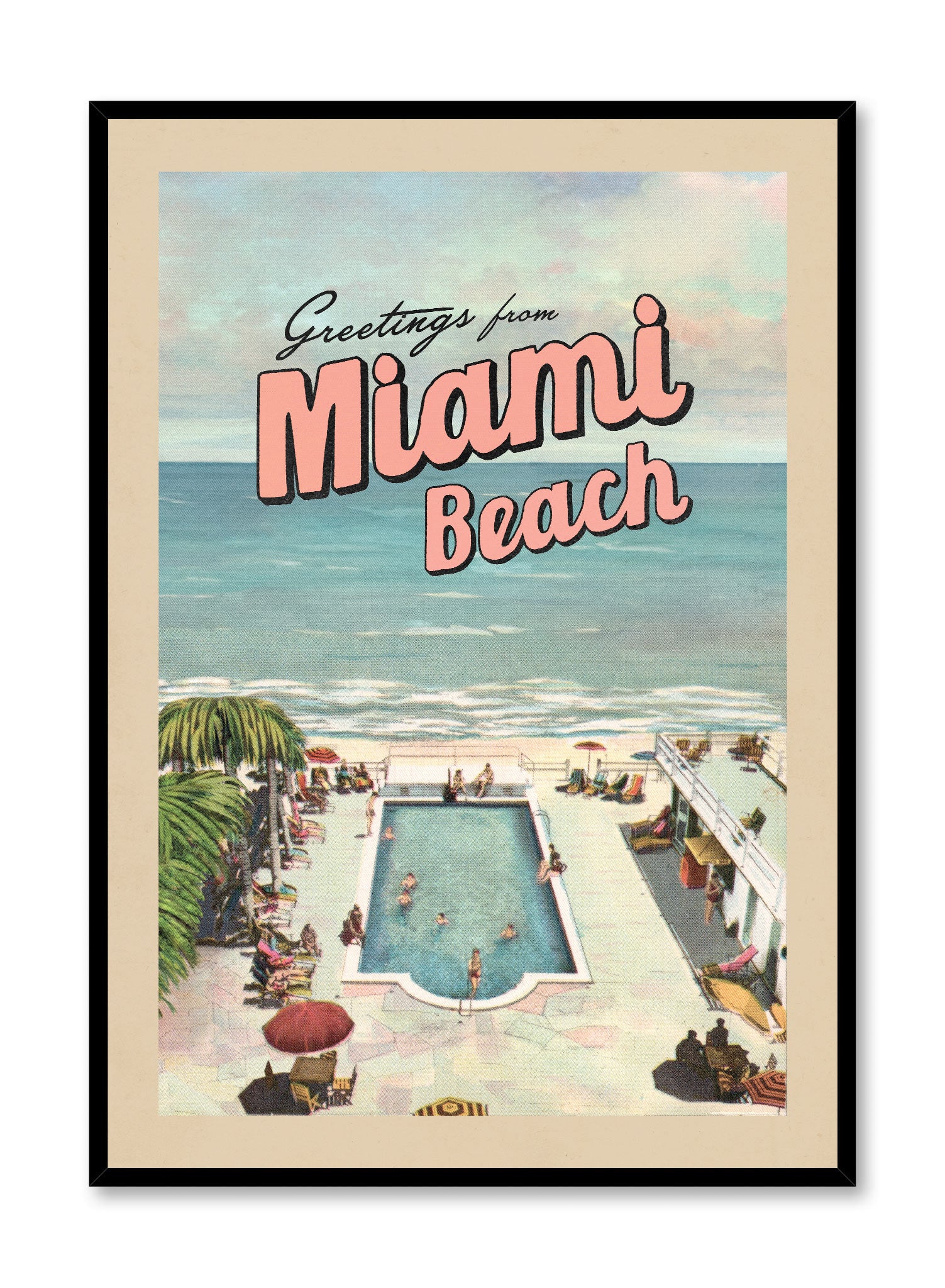 Hello, Miami Beach | Shop Posters & Prints Online at Opposite Wall