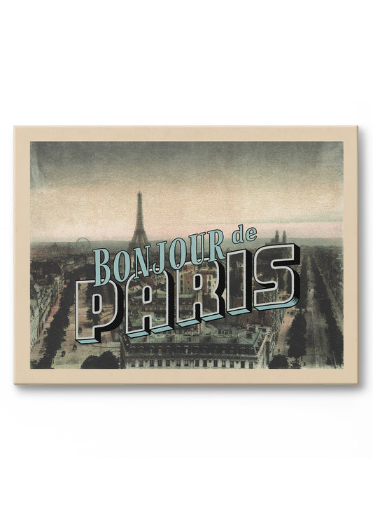 Bonjour Paris, Canvas