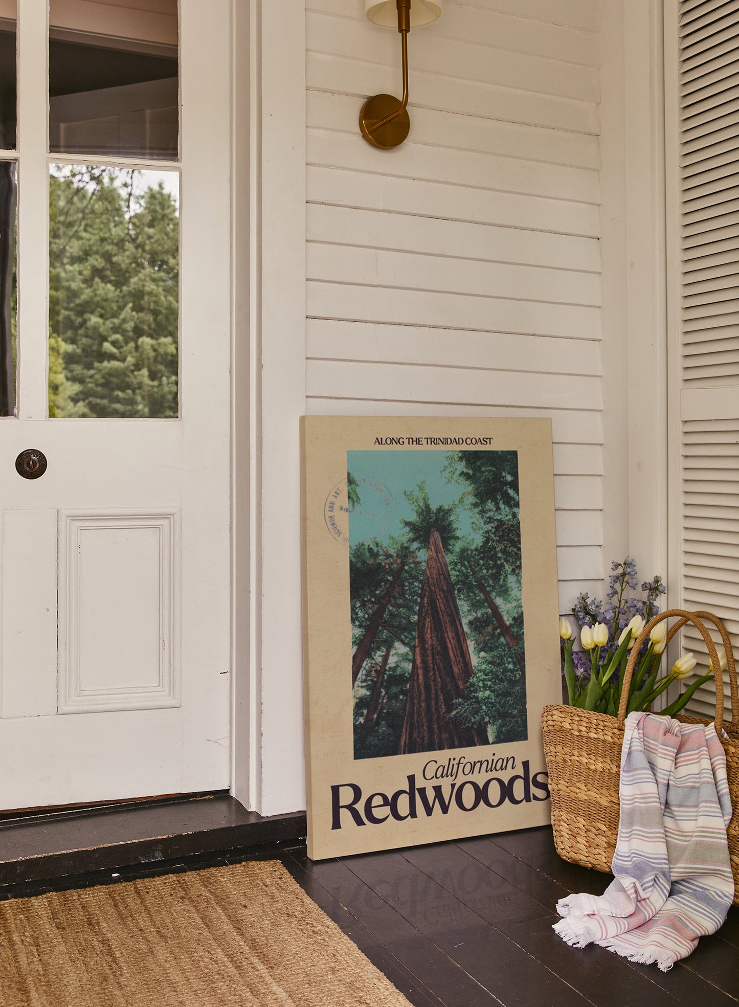 Depuis la Forêt des Séquoias, Californie, Affiche