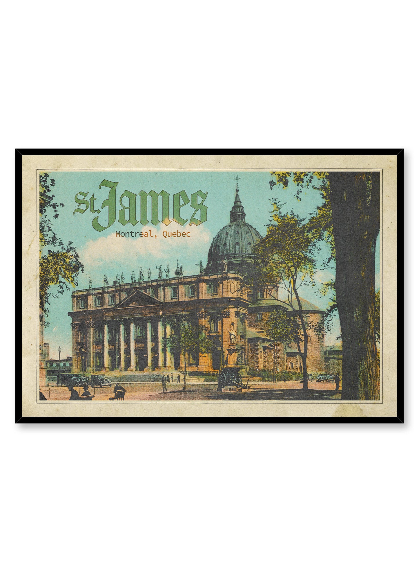 Souvenir de St. James à Montréal, Affiche