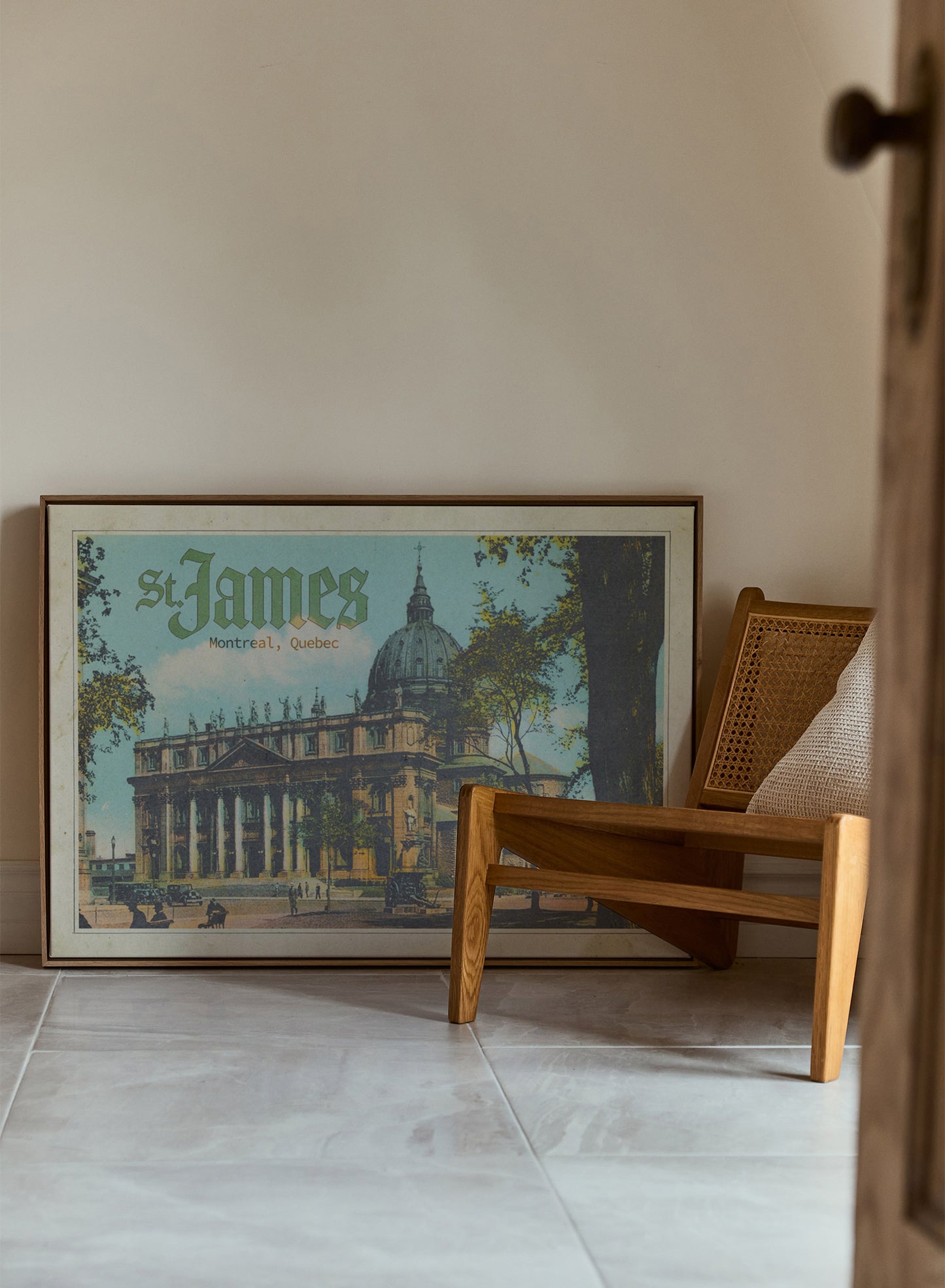 Souvenir de St. James à Montréal, Affiche