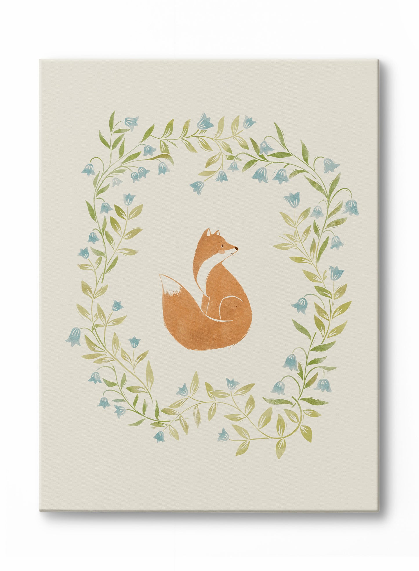 Petit renard aux fleurs bleues, Affiche