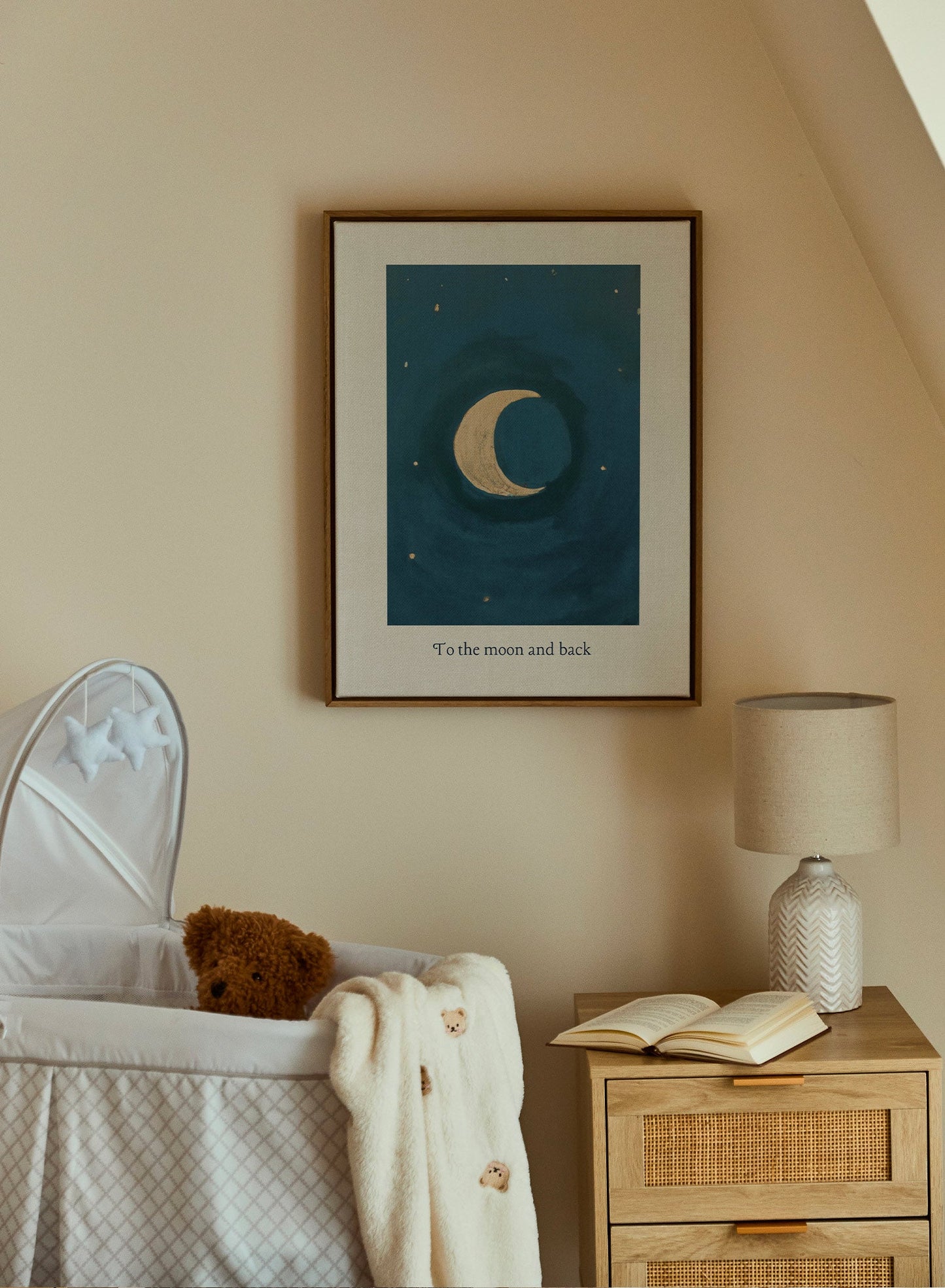 Je te promets la lune, Œuvre sur toile