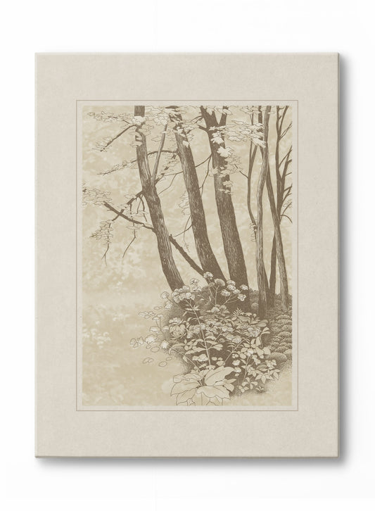 Sepia Treetops, Canvas