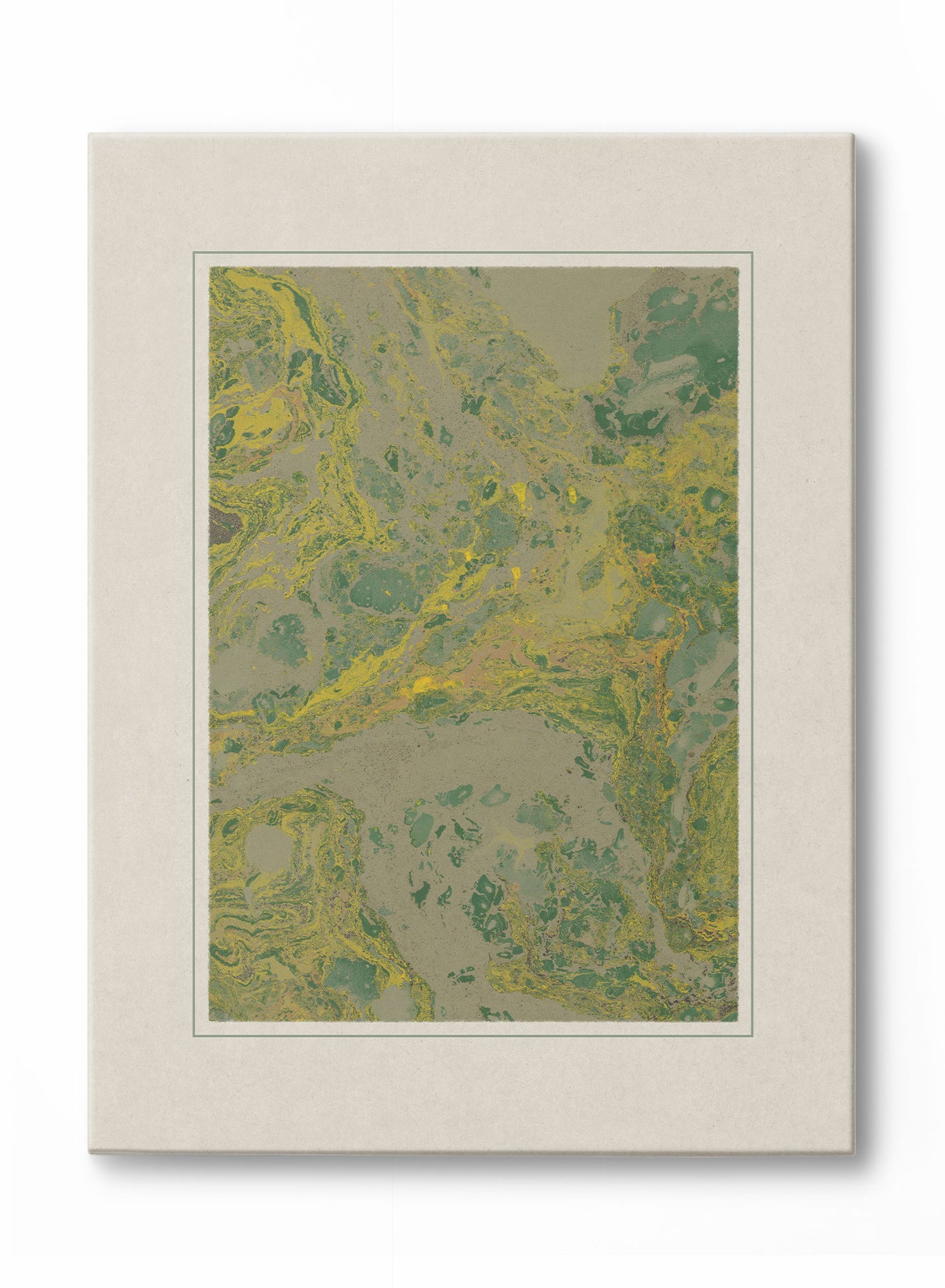 Florentine Marbling in Citrine, Poster