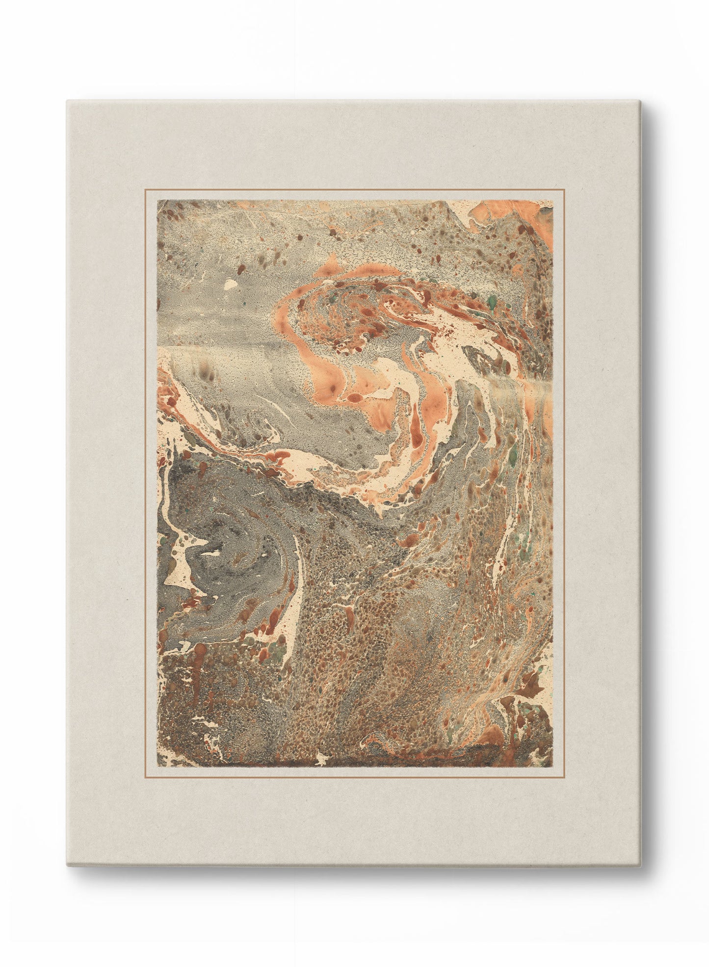 Florentine Marbling in Fire Opal, Poster