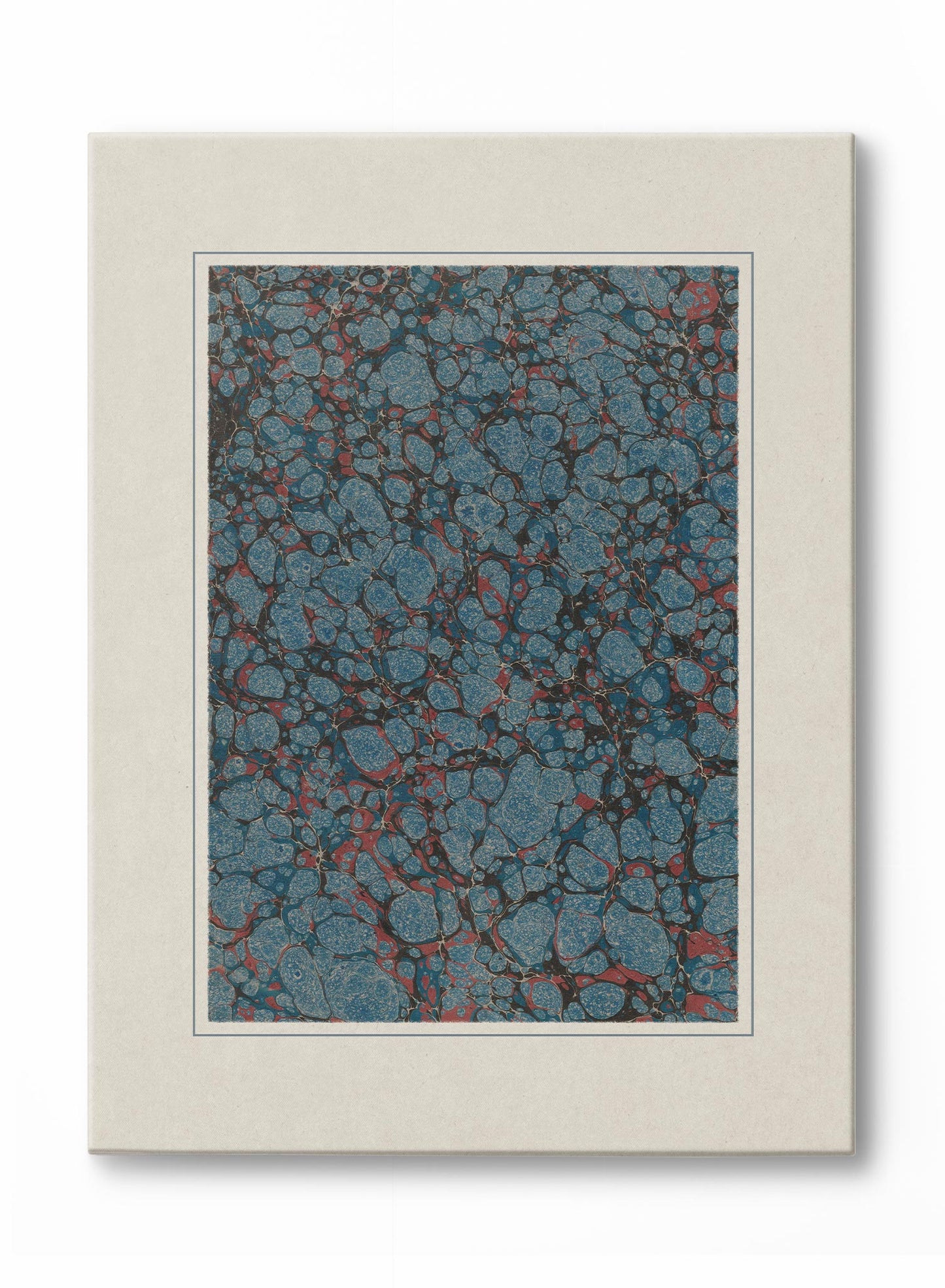 Florentine Marbling in Sapphire, Poster