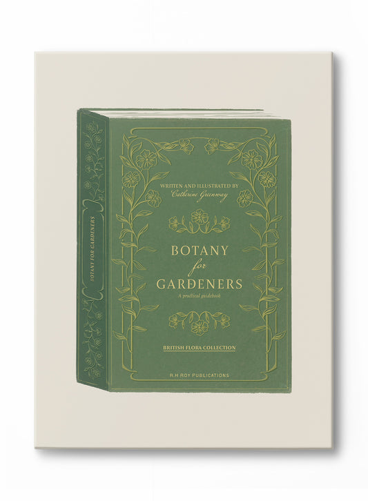 Botany for Gardeners Book Cover, Canvas