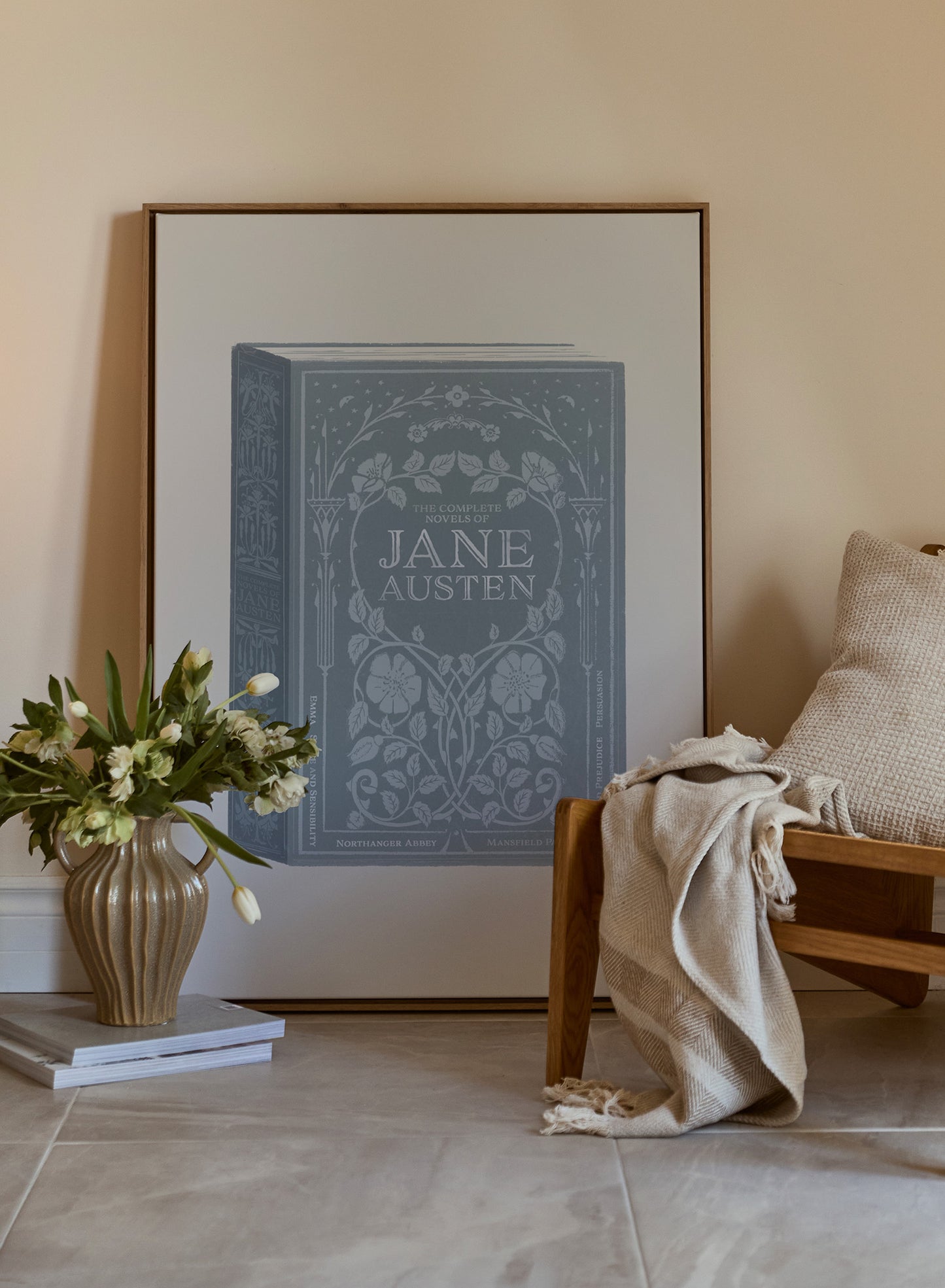 Livre de Jane Austen, Œuvre sur toile