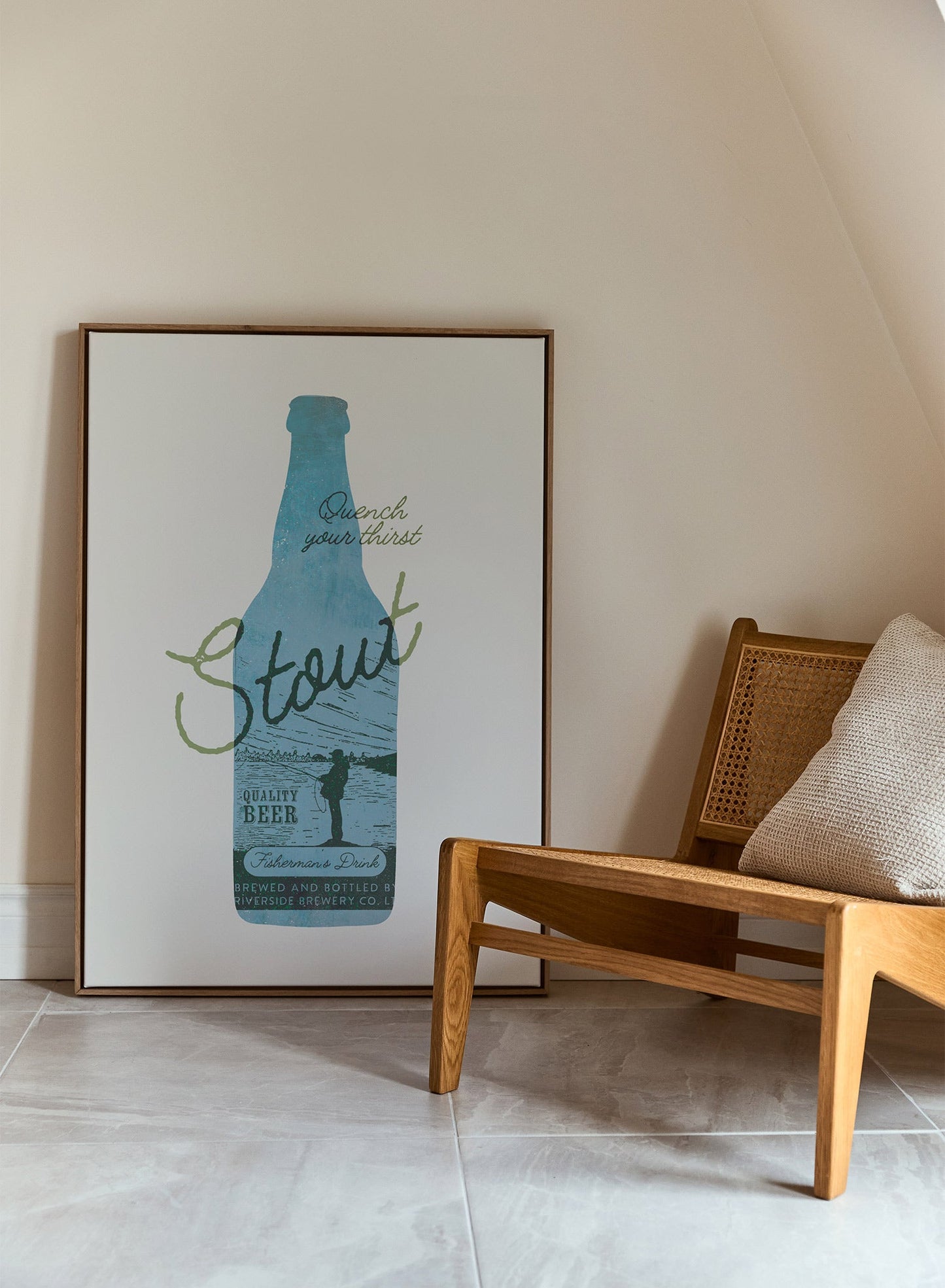 Étanchez votre soif, Œuvre sur toile