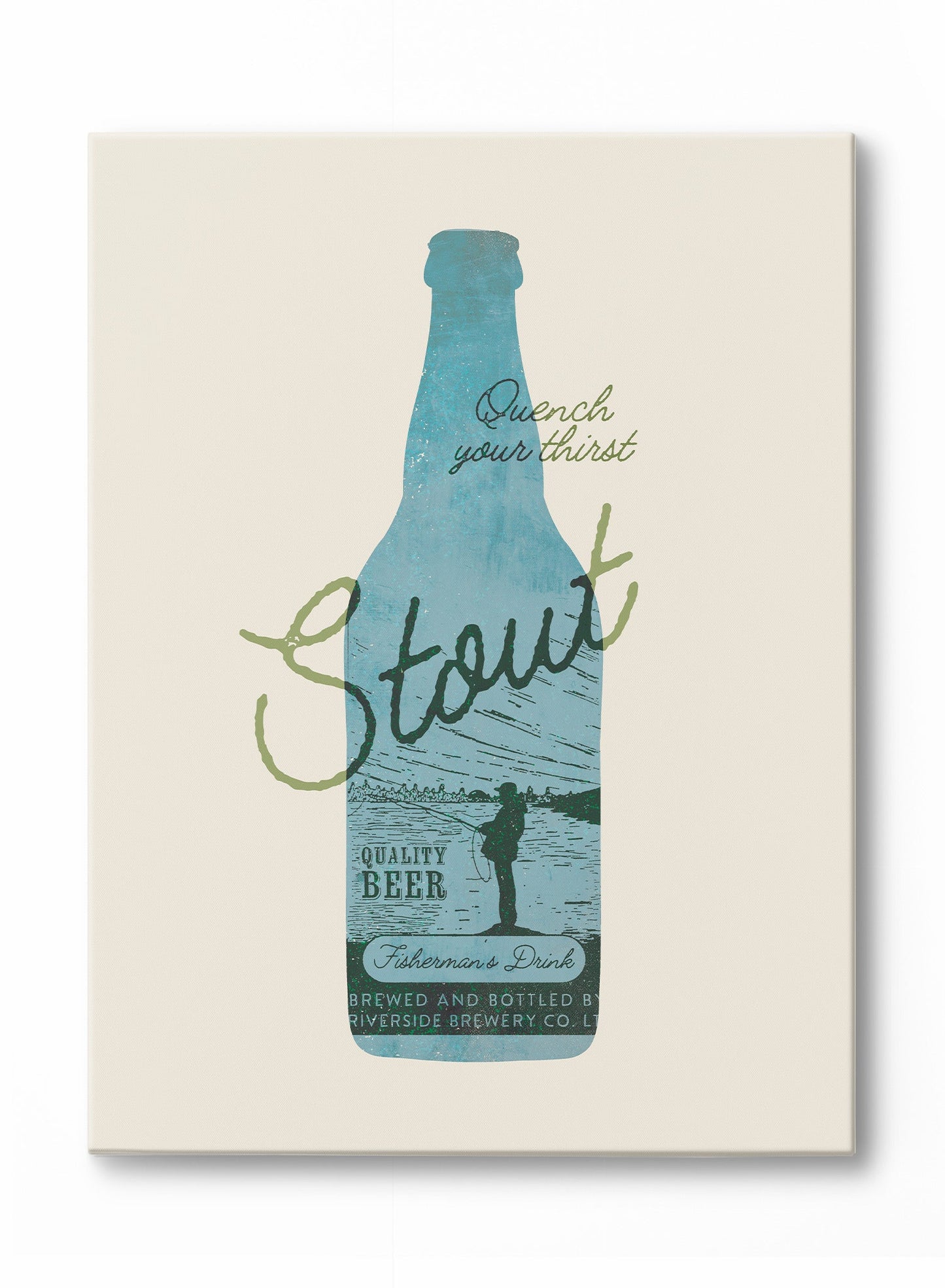 Étanchez votre soif, Œuvre sur toile