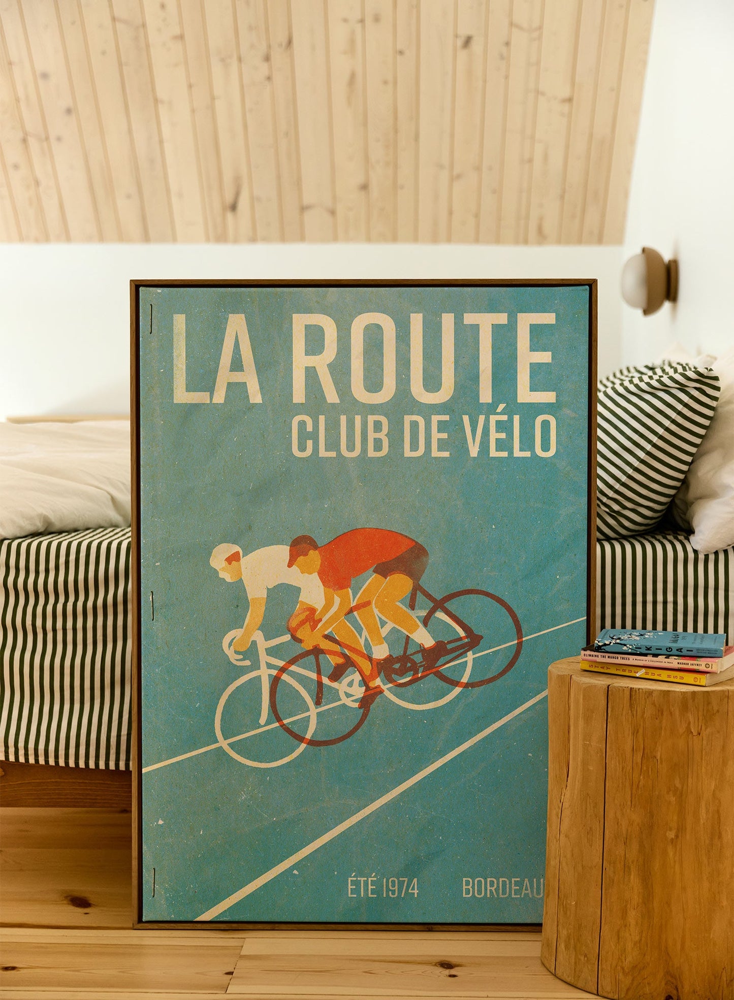 Club de vélo, Œuvre sur toile