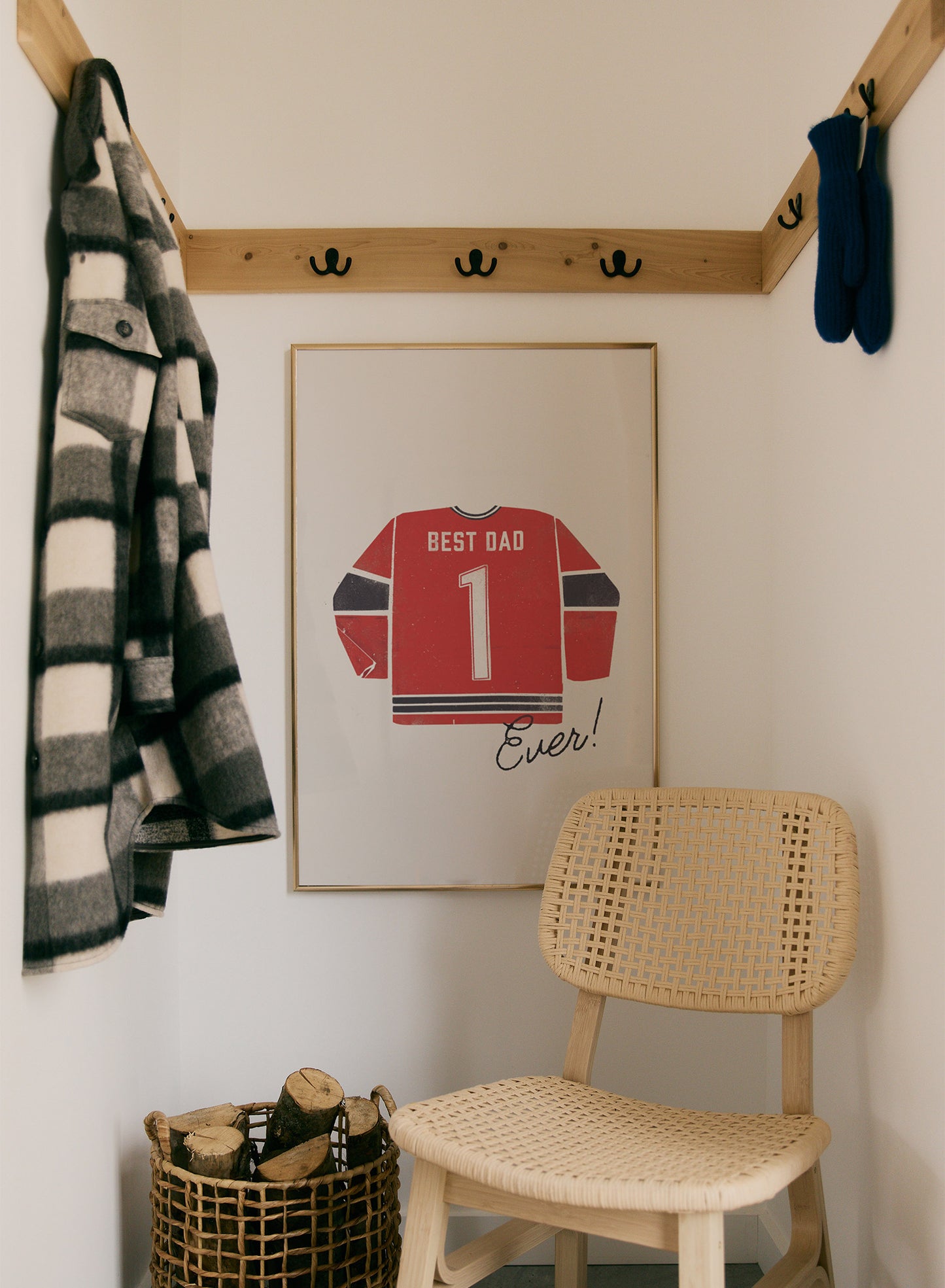 Best dad ever (en rouge et noir), Affiche