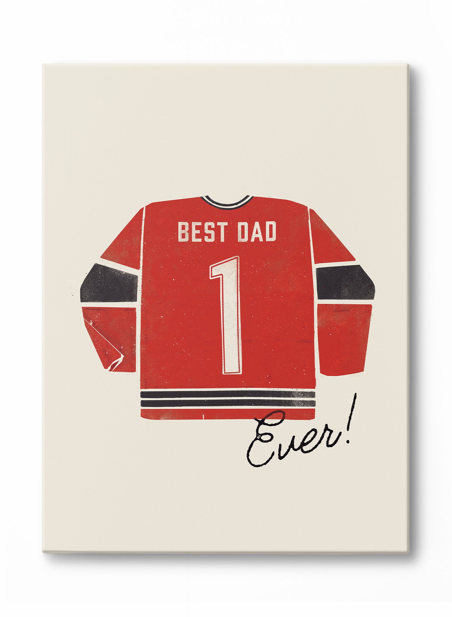 Best dad ever (en rouge et noir), Affiche
