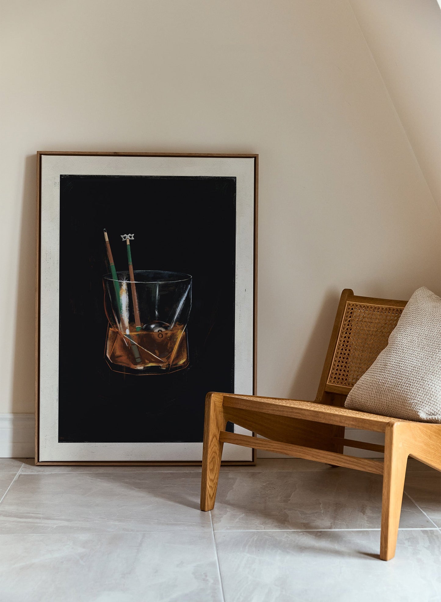 C'est dans la poche, Œuvre sur toile