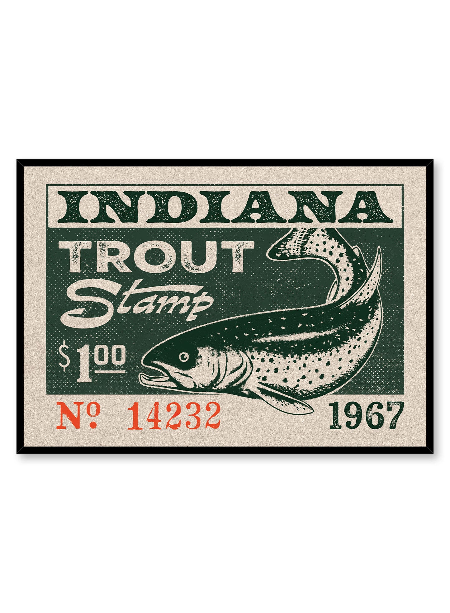 Truite d'Indiana, Affiche