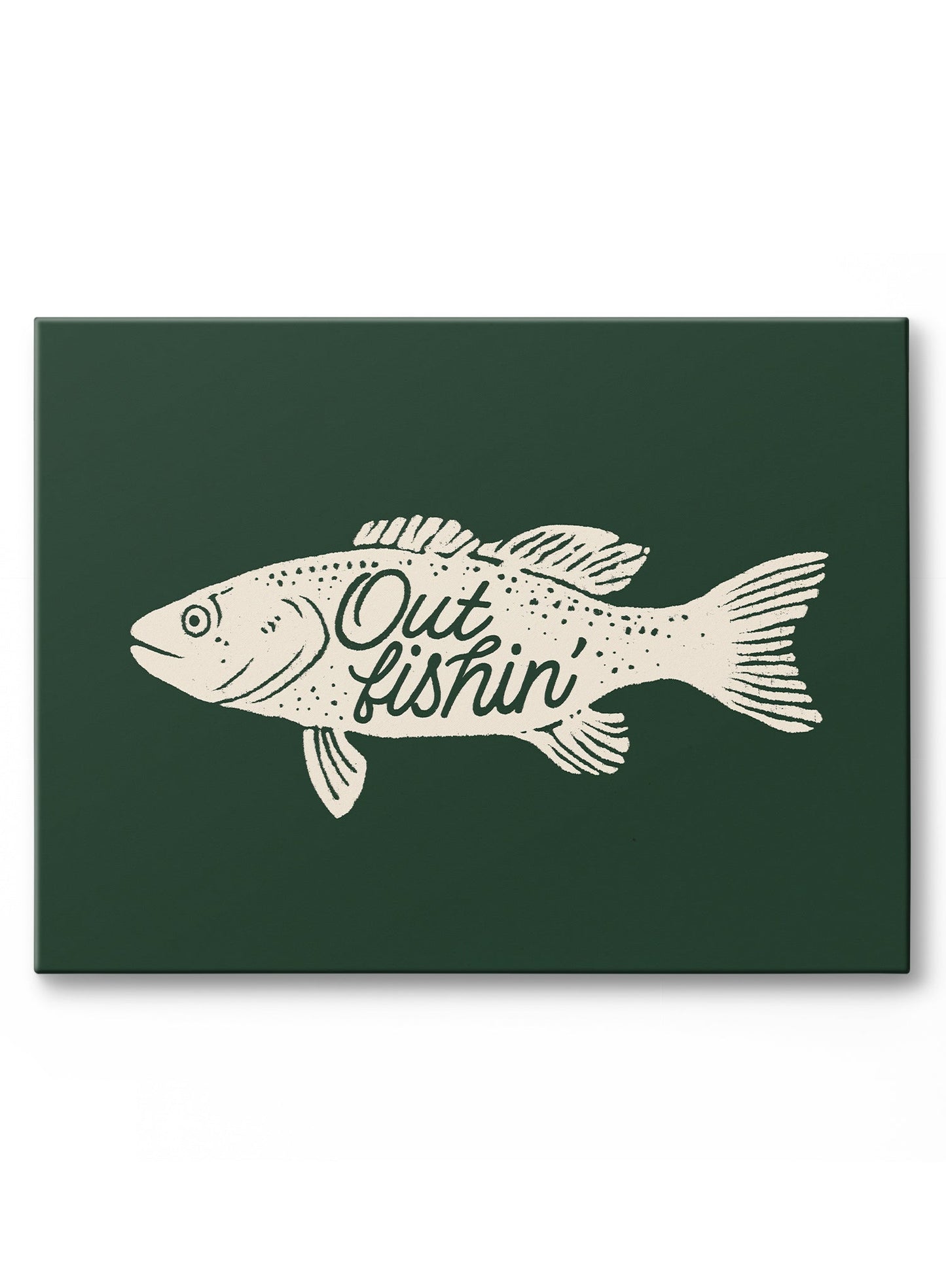 À la pêche, Œuvre sur toile