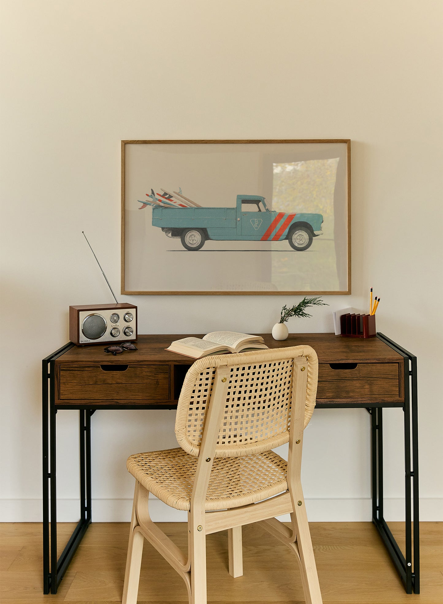 Camionnette de surfeur, Affiche