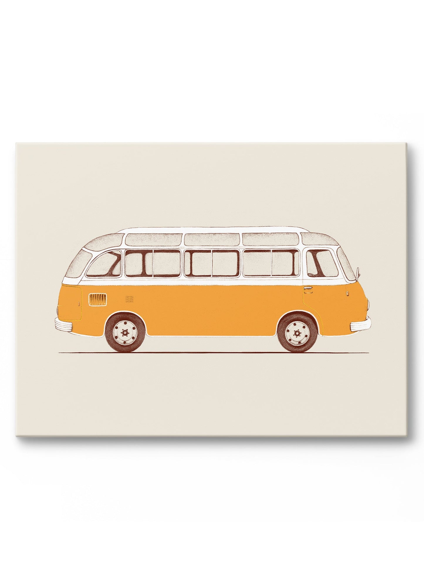 On fait de la route, Œuvre sur toile