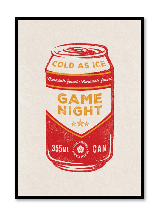 Game Night in Calgary, Poster