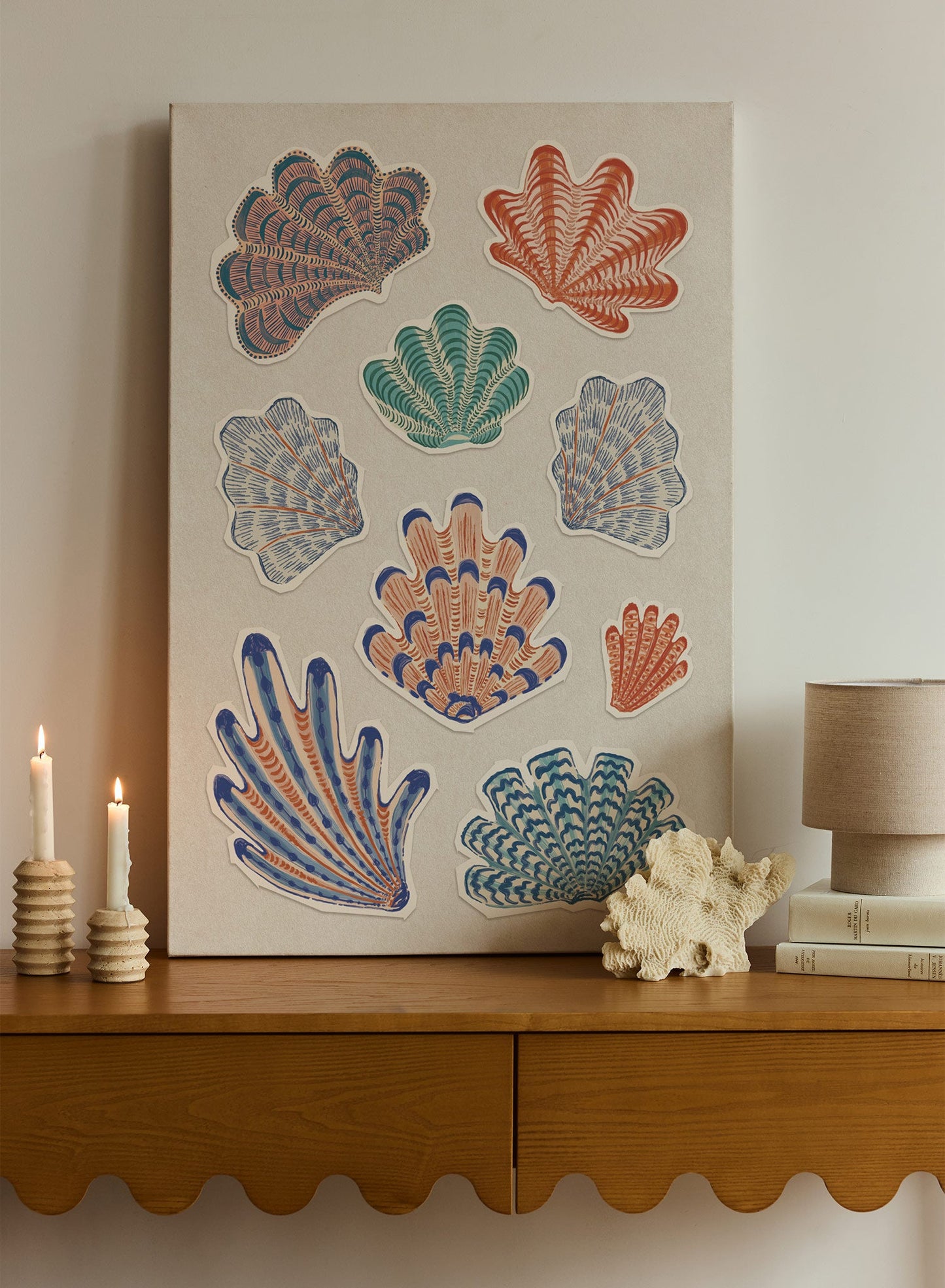 Coralli, Œuvre sur toile