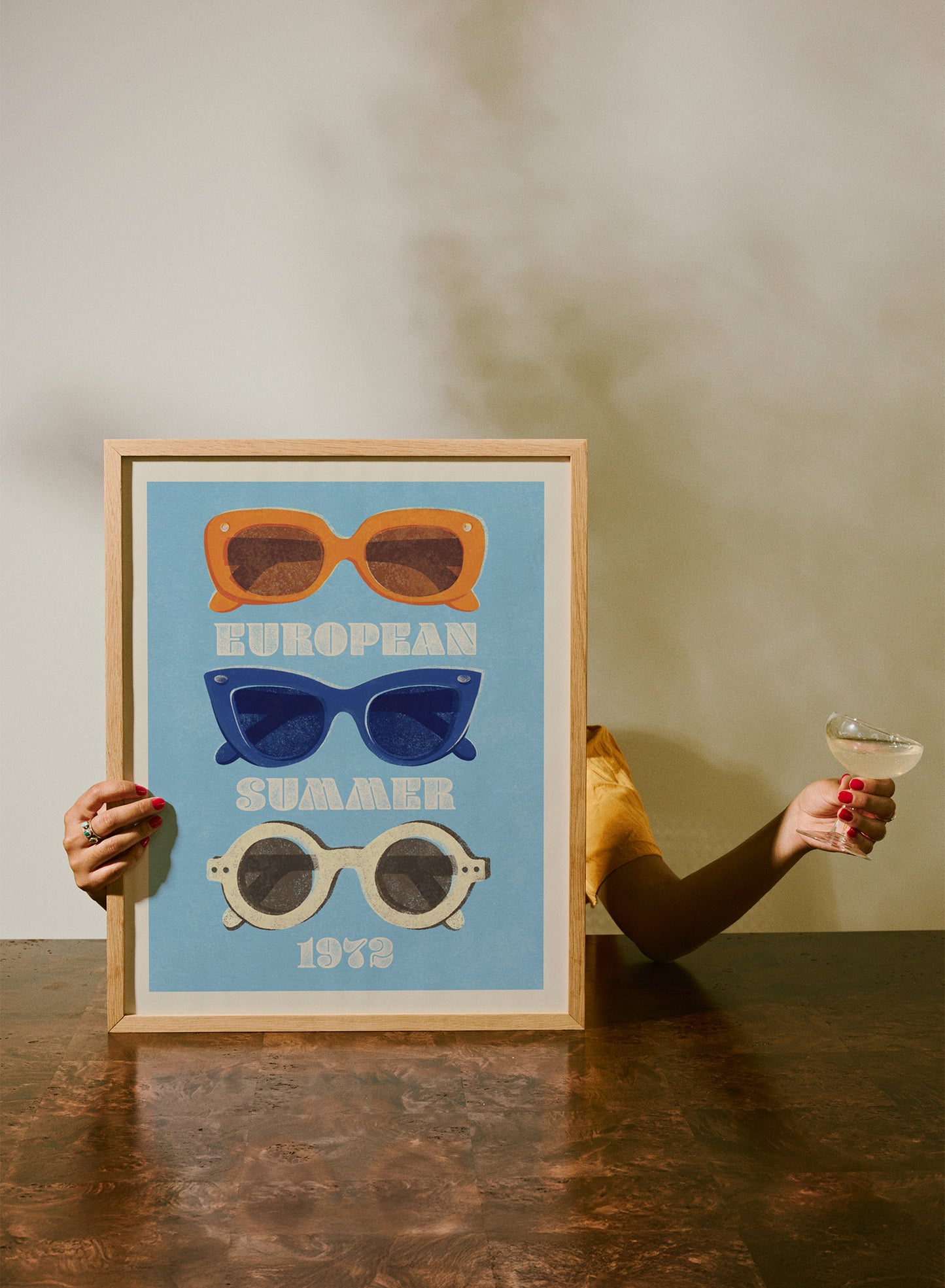 Trio ensoleillé, Affiche