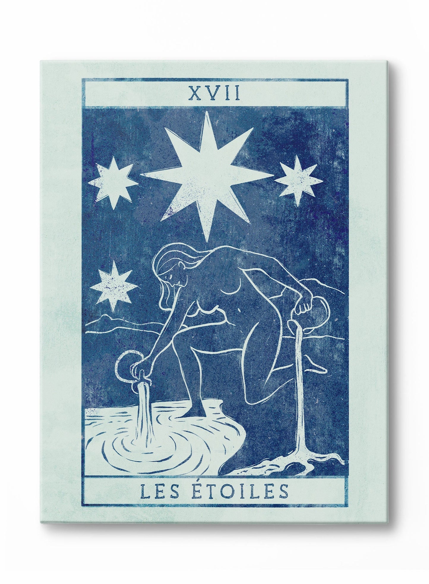 Les astres s'alignent, Œuvre sur toile