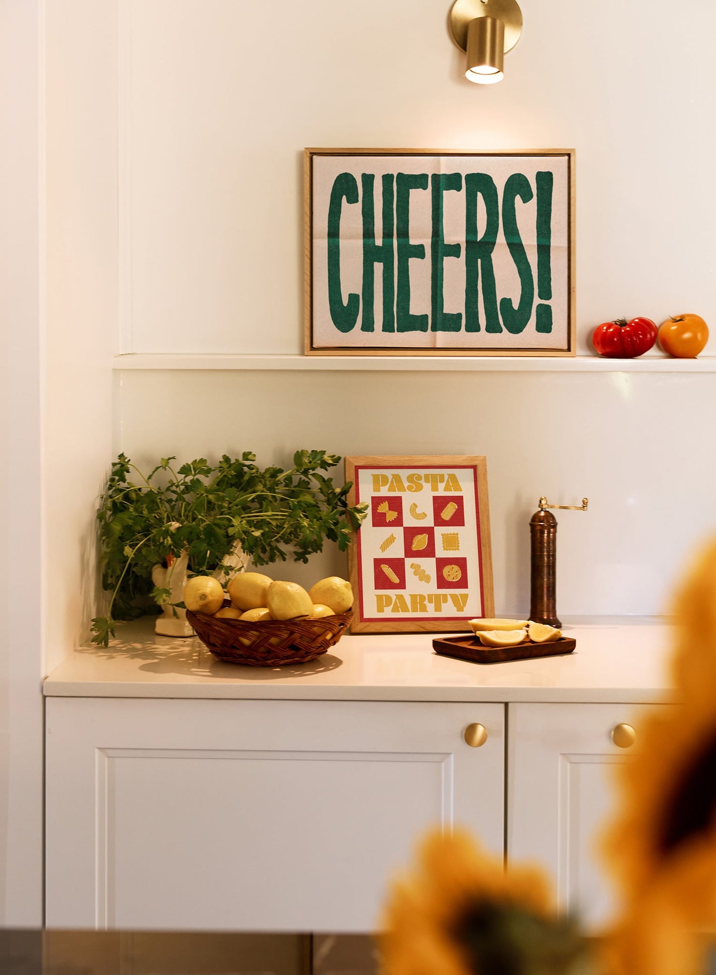 Santé!, Œuvre sur toile