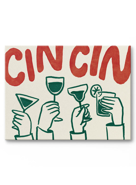 Cin Cin, Œuvre sur toile