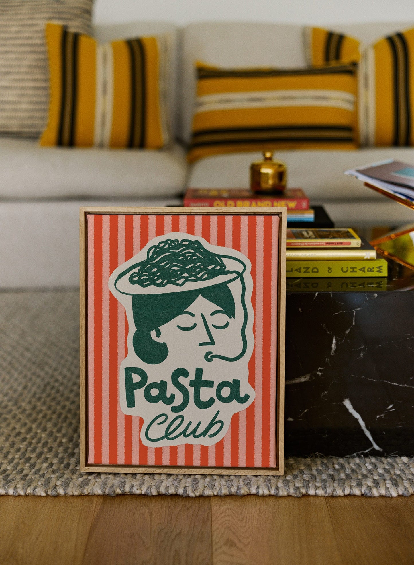 Join the Pasta Club, Canvas