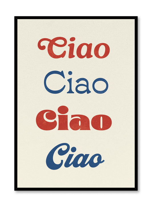 Allô et aurevoir, Affiche