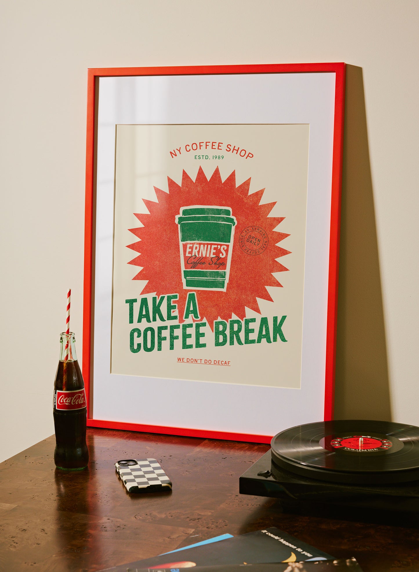 Club caféiné, Affiche