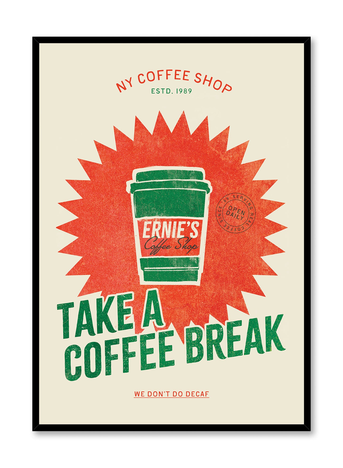 Club caféiné, Affiche