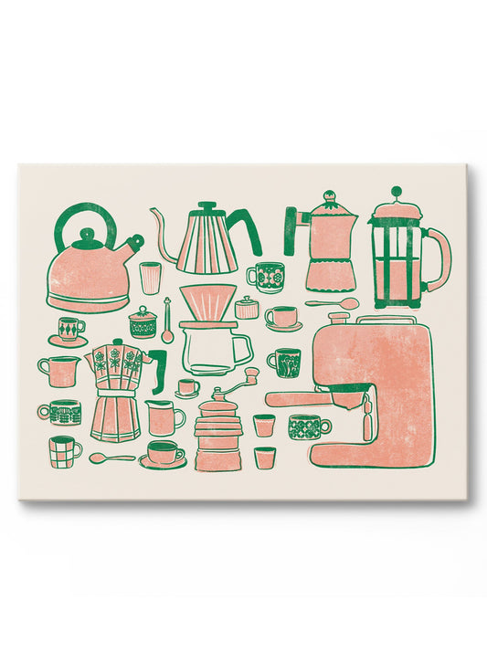 Ça va brasser, Œuvre sur toile