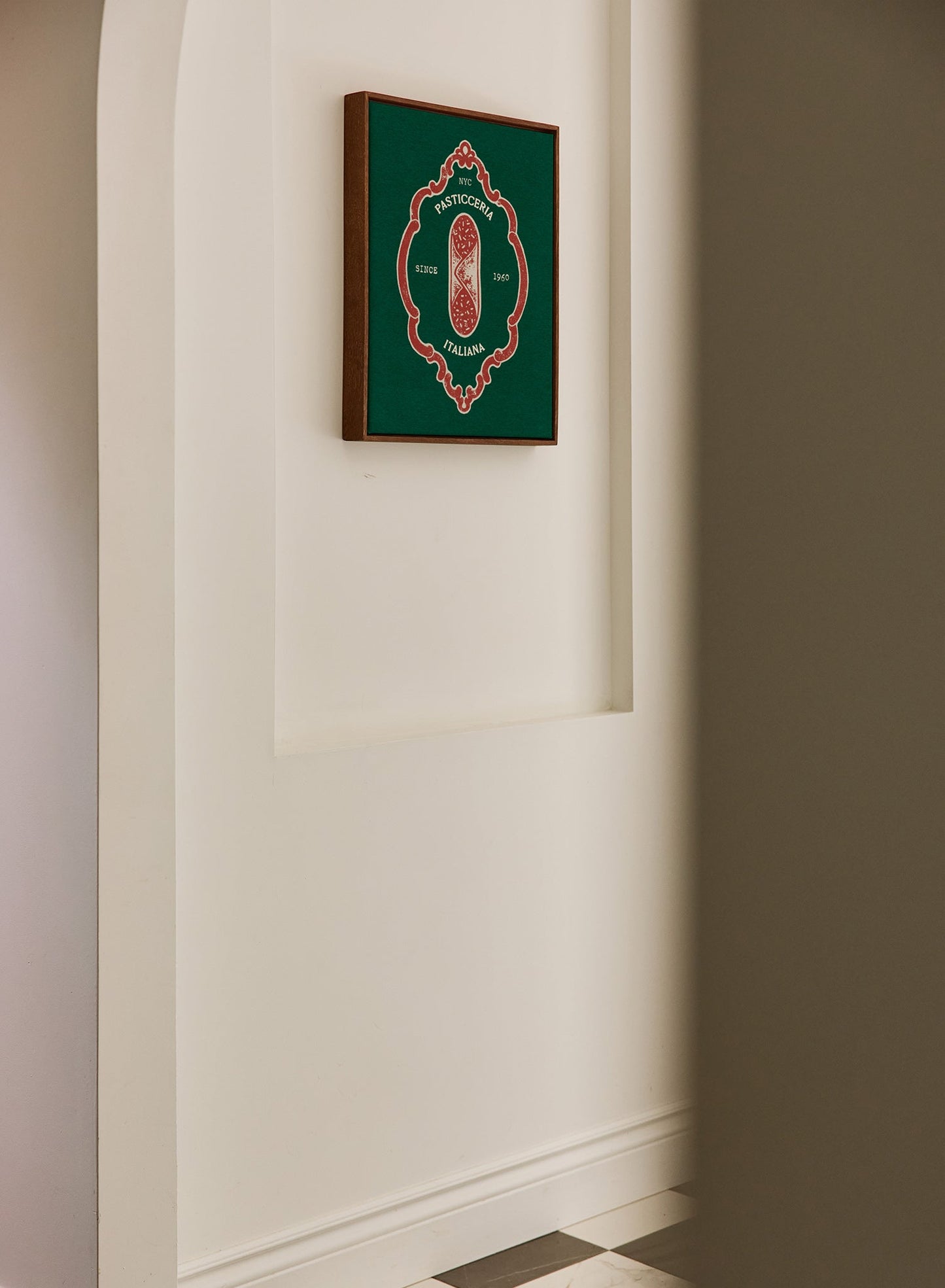 Saint Cannoli, Œuvre sur toile