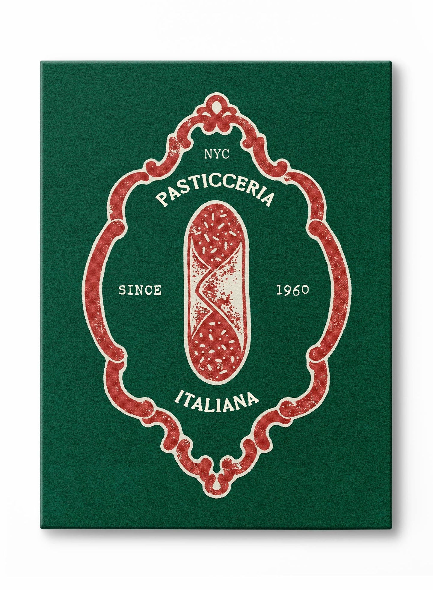 Saint Cannoli, Œuvre sur toile