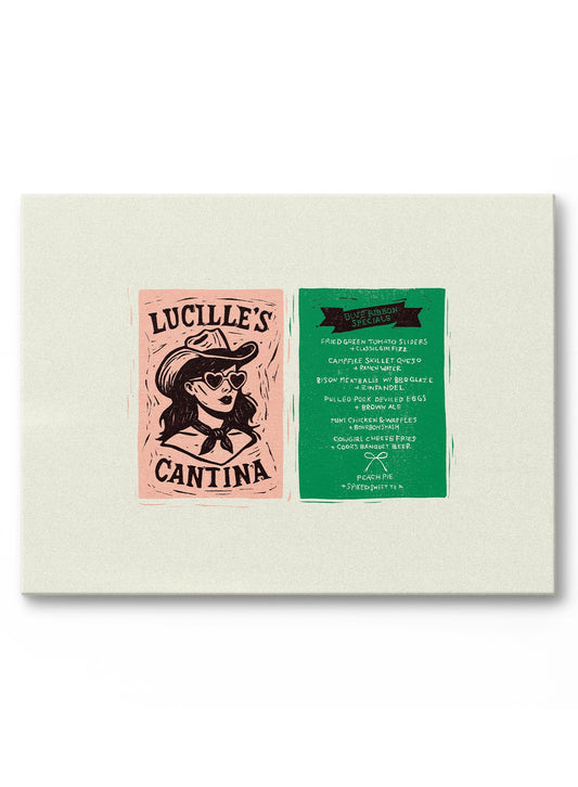 Lucille's, Œuvre sur toile