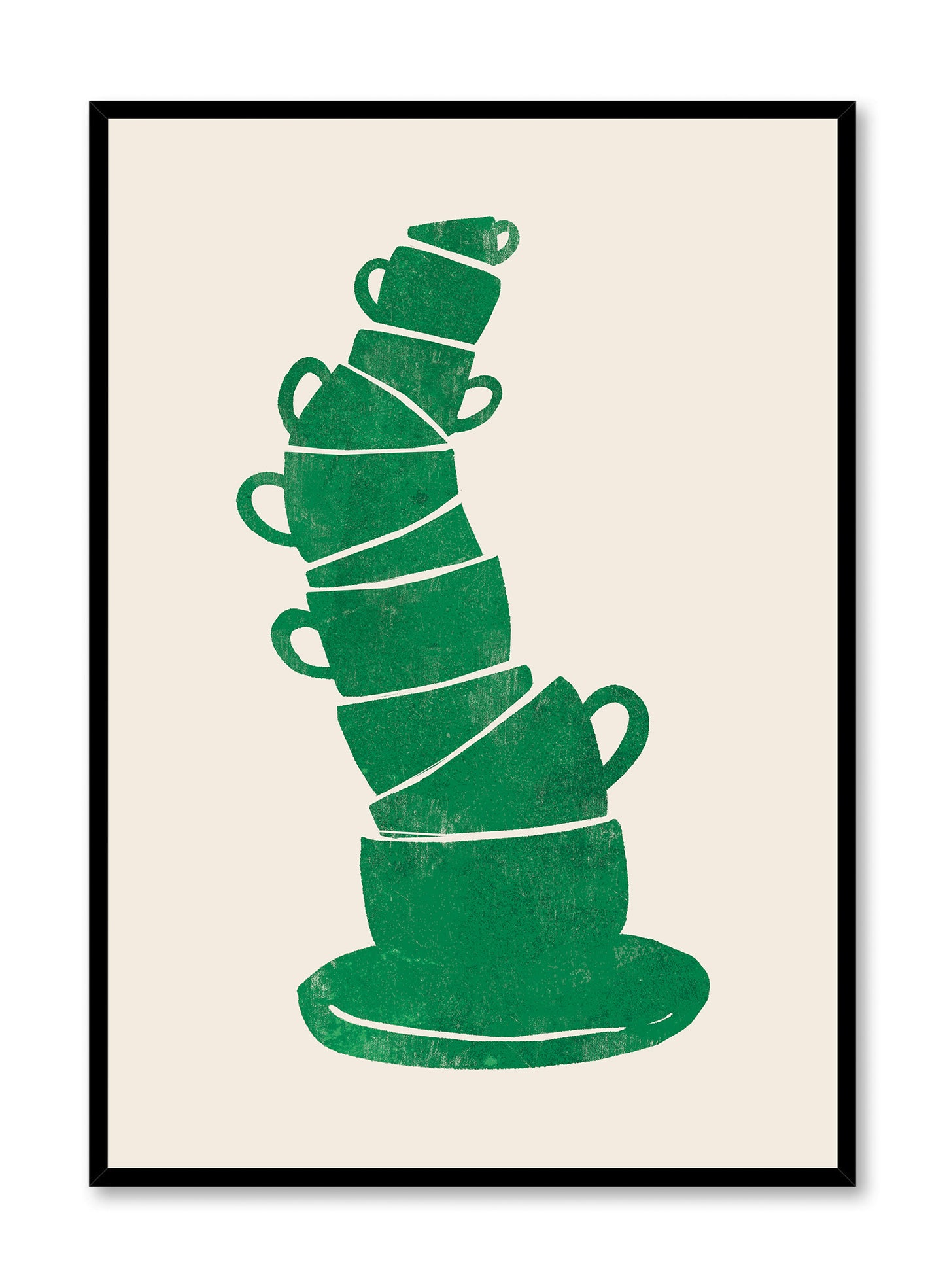 Tasses sur tasses, Affiche