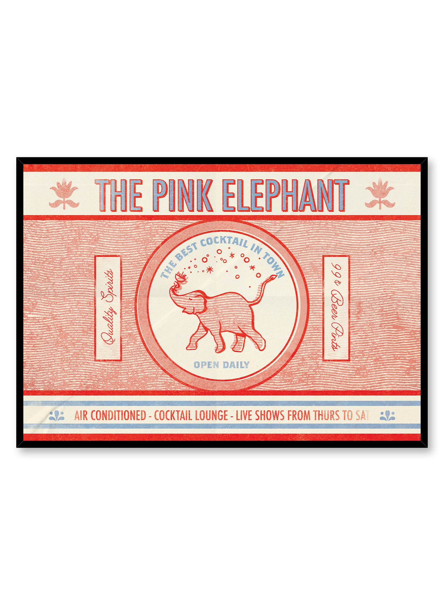 The Pink Elephant, Poster